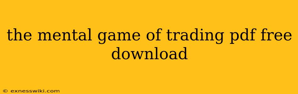 the mental game of trading pdf free download